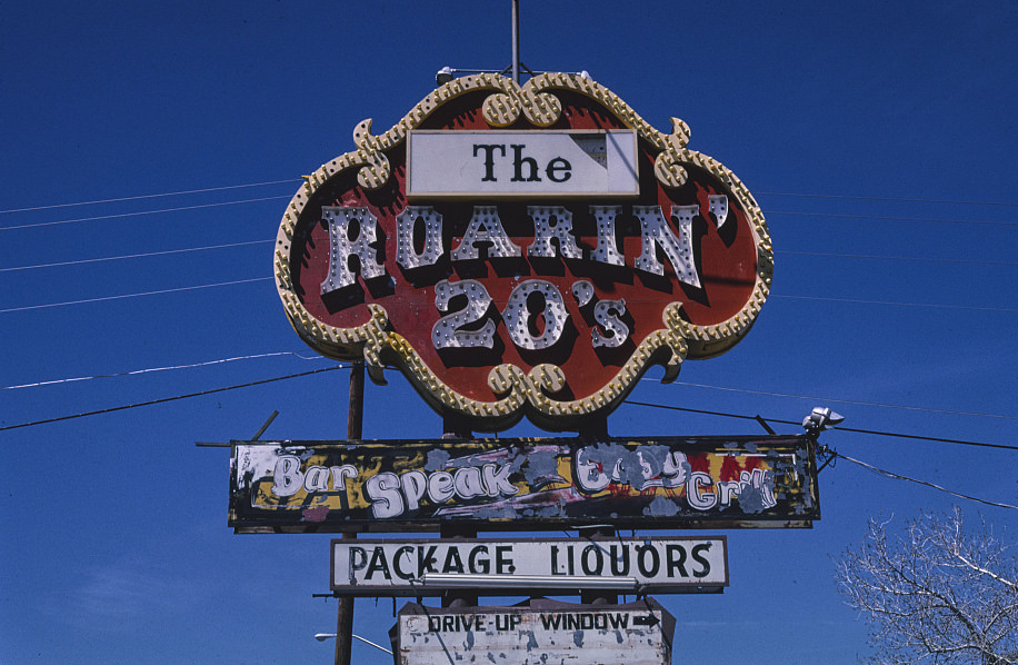 #74 The Roaring 20’s sign, Grants, New Mexico, 1997