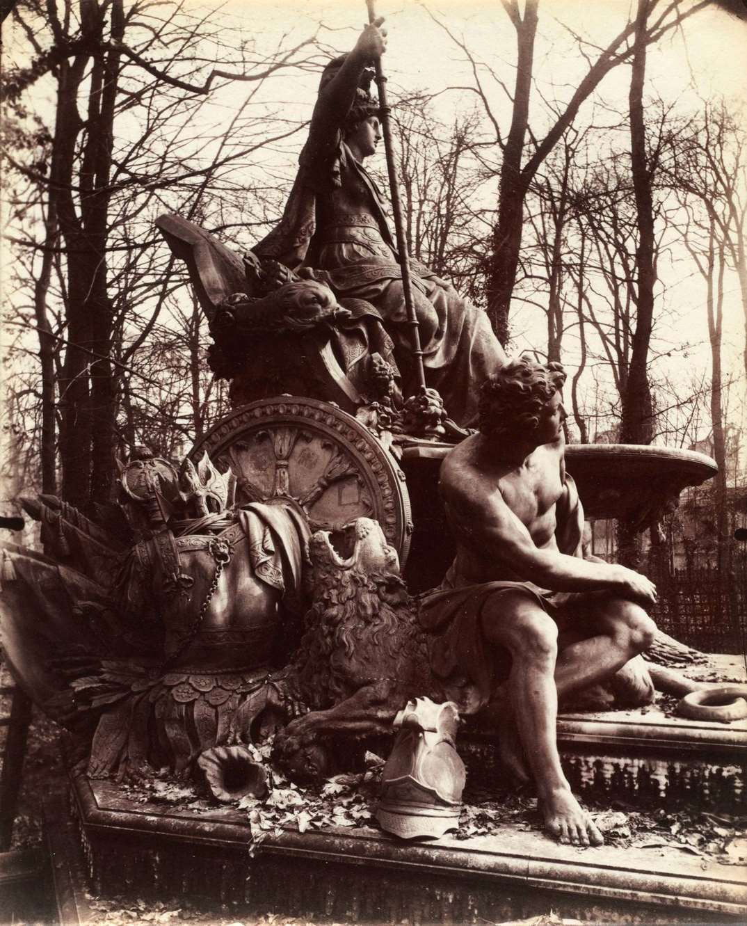 #131 Versailles, Fountain of Triumphant France, 1904.
