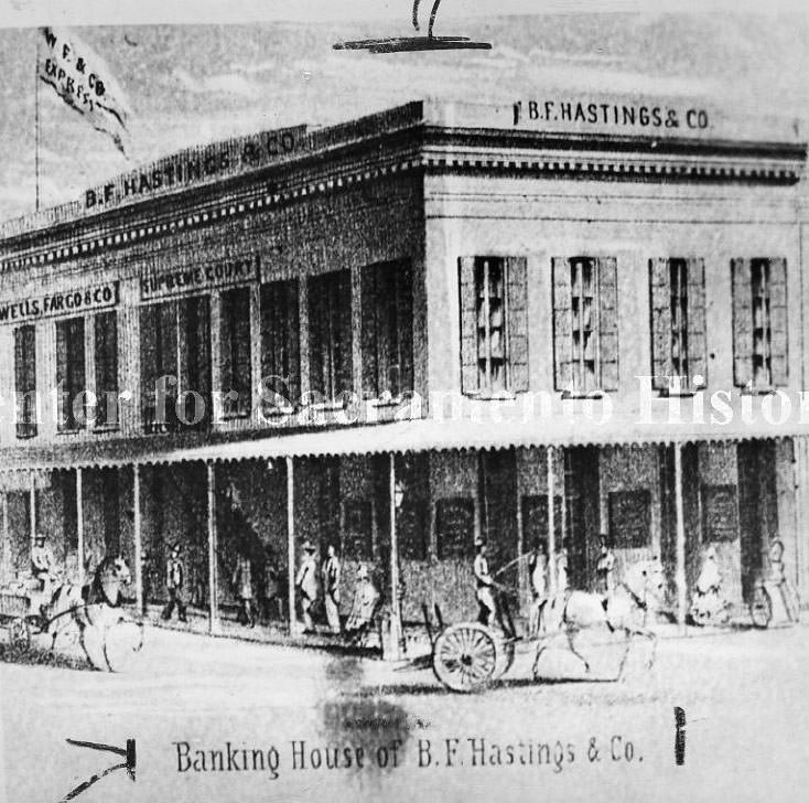 #22 Reproduction from the George Baker lithograph of Sacramento in 1857