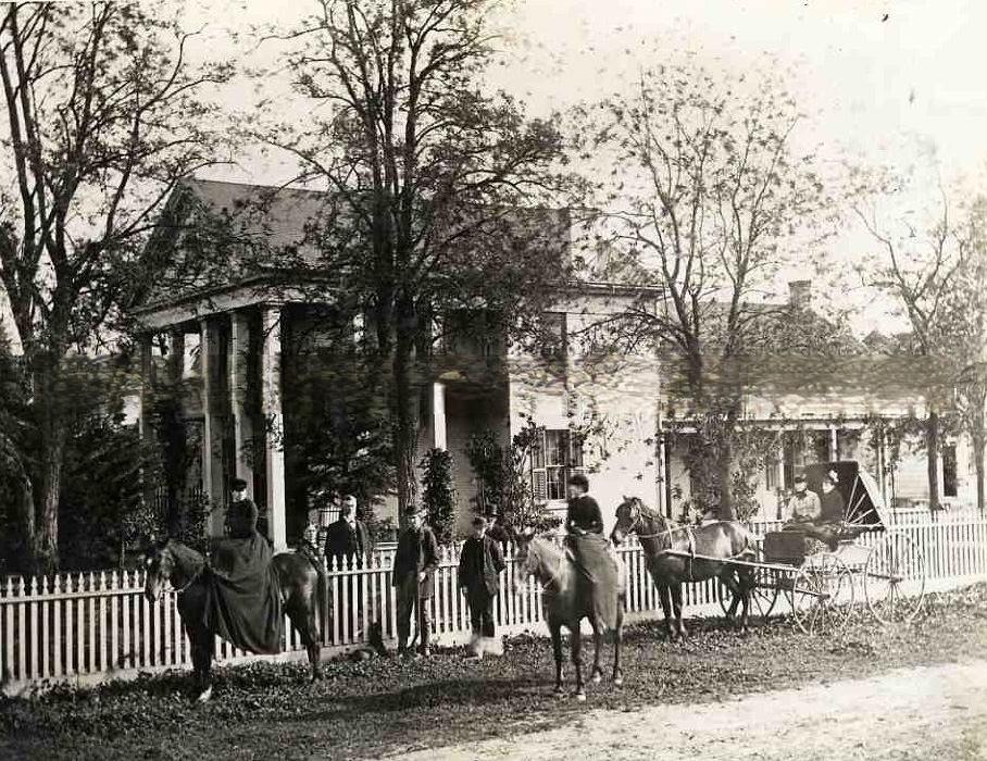 #26 McConnell home. Built in 1850, this brick home in colonial style at McConnell Station, near the Cosumnes River out of Elk Grove.
