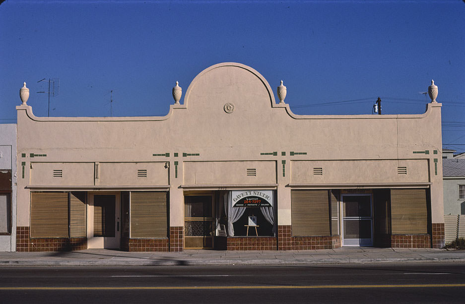 #36 Gavett Studios, 5512 Adams Avenue, San Diego, 1977