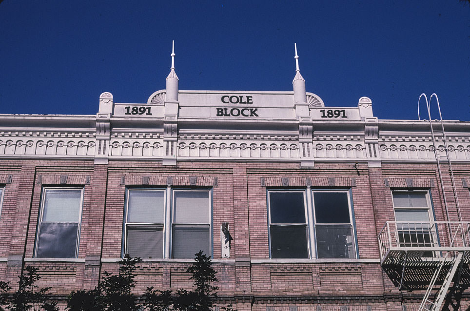 #38 Cole Block (1891), angle 2, San Diego.
