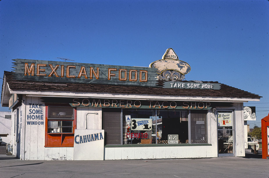 #22 Sombrero Taco Shop, San Diego, California, 1978
