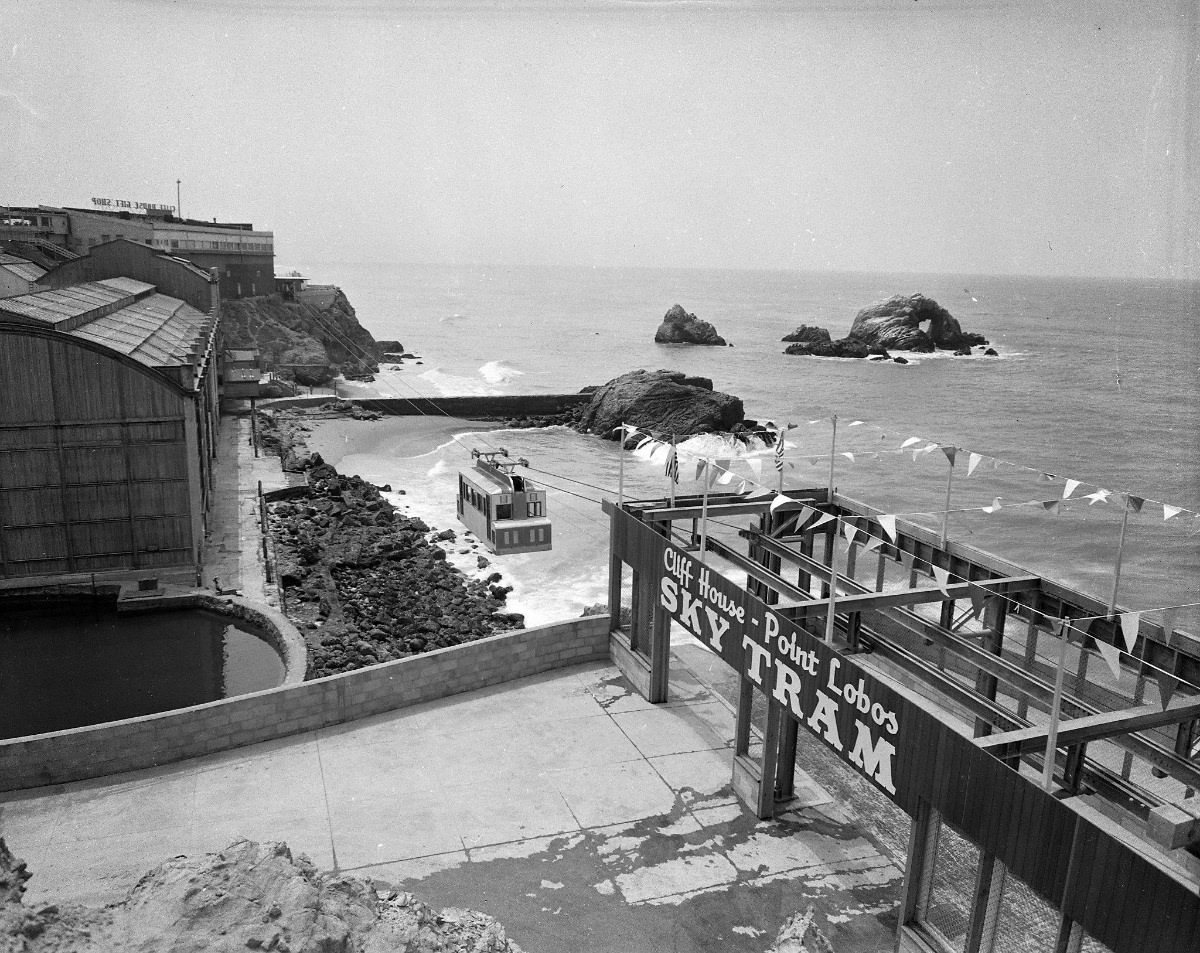 San Francisco&;s Sky Tram that ran from the Cliff House to Point Lobos Vehicles &; Transportation