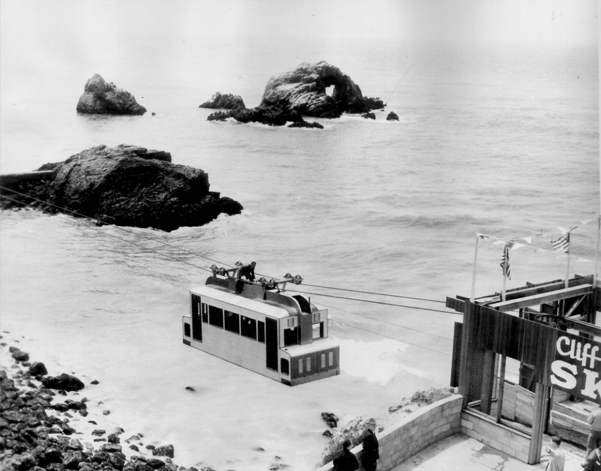 San Francisco&;s Sky Tram that ran from the Cliff House to Point Lobos Vehicles &; Transportation