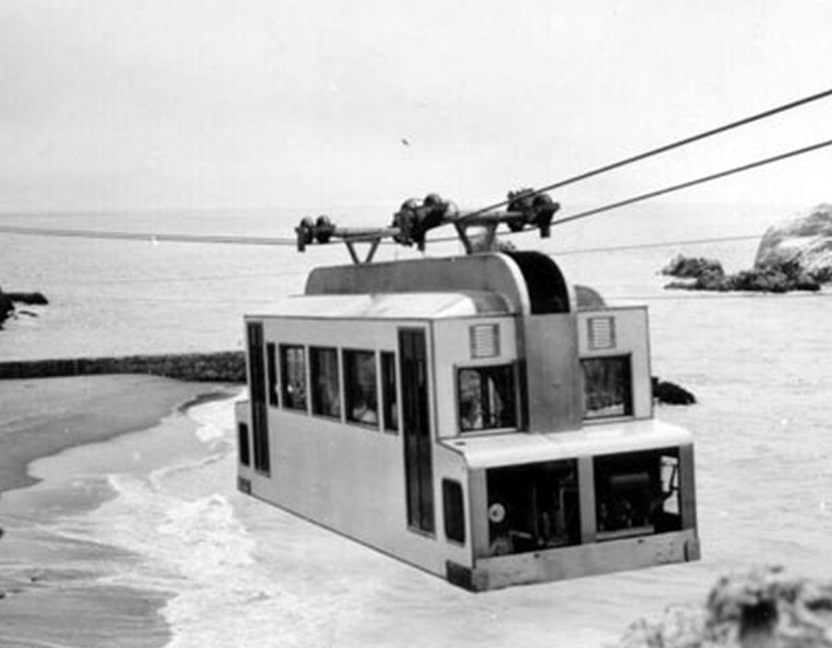 San Francisco&;s Sky Tram that ran from the Cliff House to Point Lobos Vehicles &; Transportation