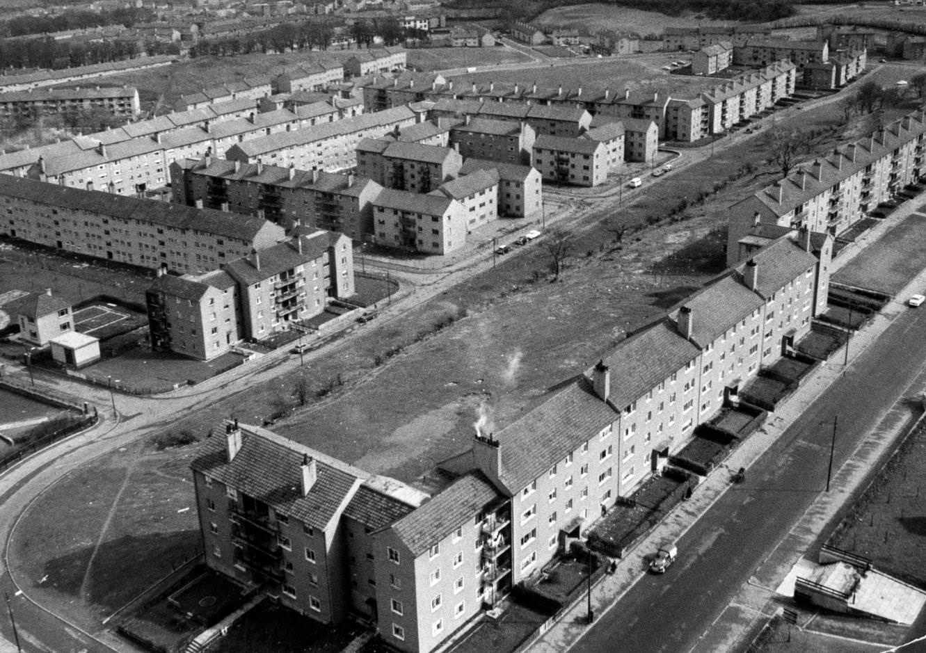 #11 Rows of houses in Glasgow, Scotland, 29th March 1969.