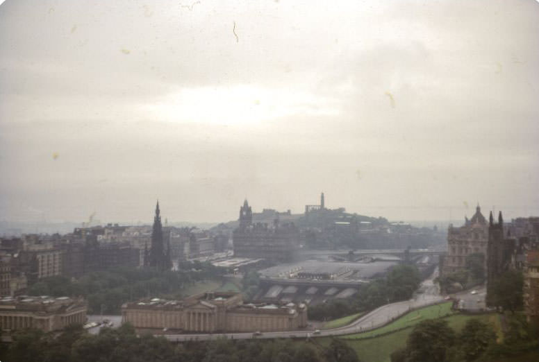 #163 Edinburgh from the Castle, Scotland, 1960s