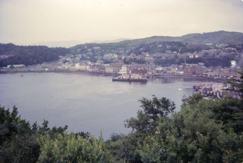 #185 Oban from Pulpit Hill, Scotland, 1960s