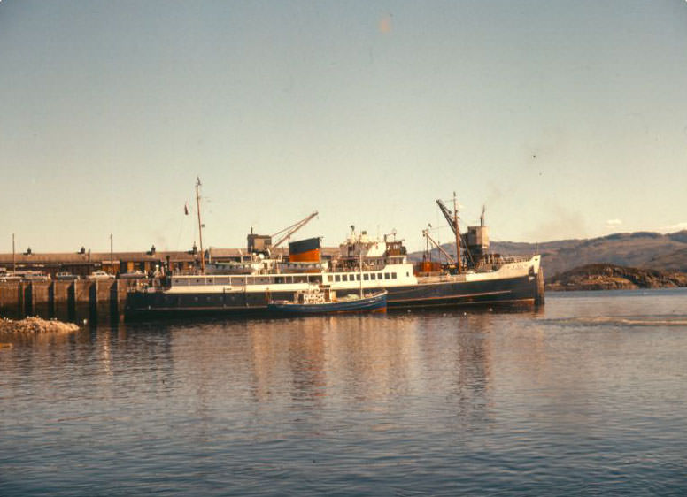 #191 Ship in Dock, Kyle of Lochalsh – Scotland, 1960s