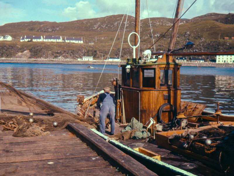 #196 The Old Fishermen, Mallaig, Scotland, 1960s