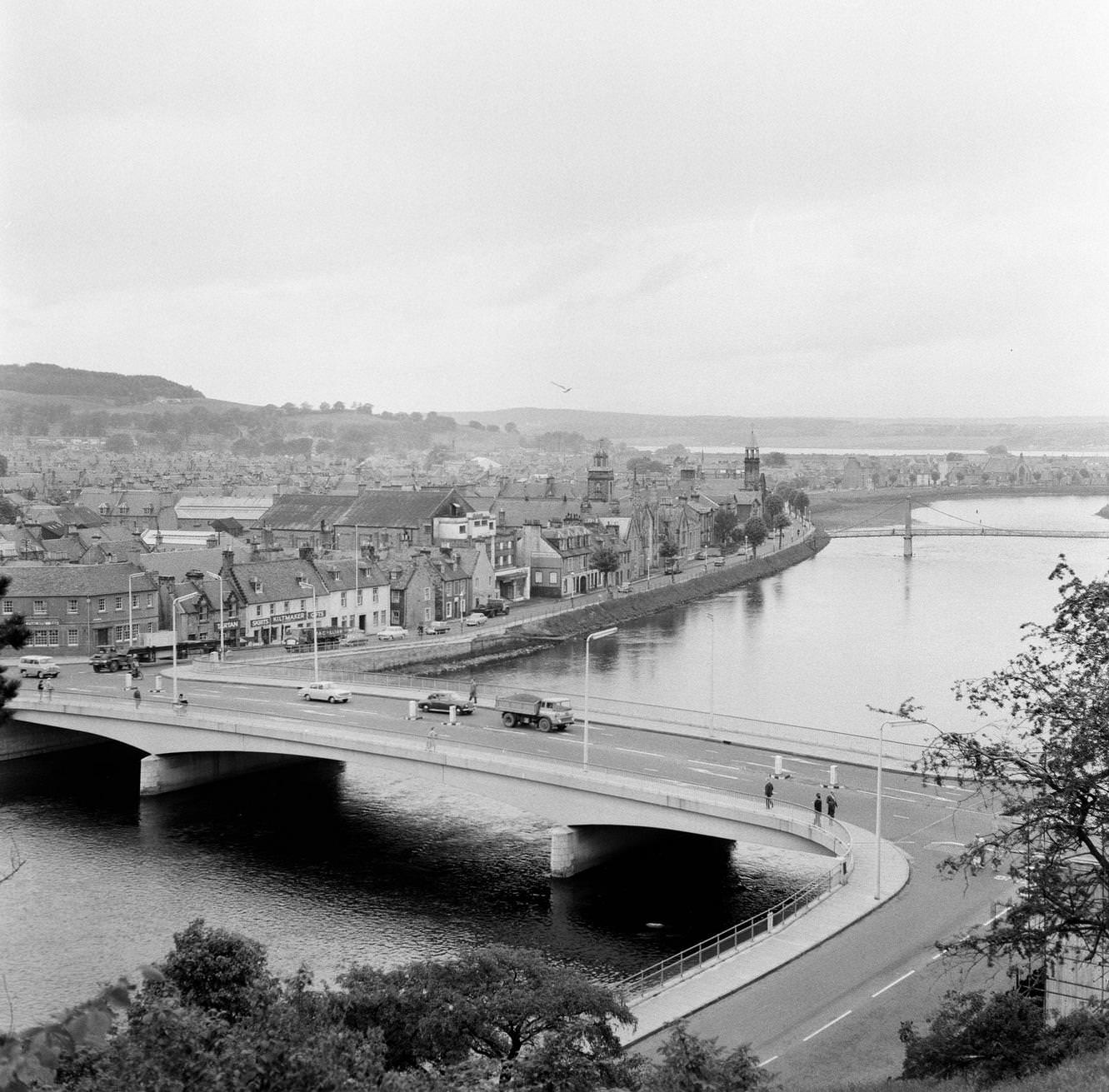 #29 Ness Bridge over the River Ness in Inverness, Inverness-shire, 17th June 1964.