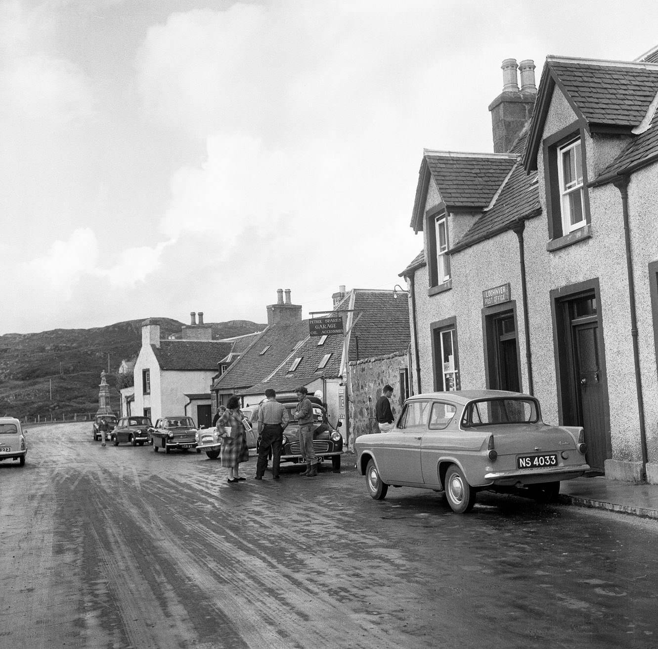 #49 General scenes of Lochinver, a village on the coast in the Assynt district of Sutherland, Highland, Scotland, 3rd August 1962.