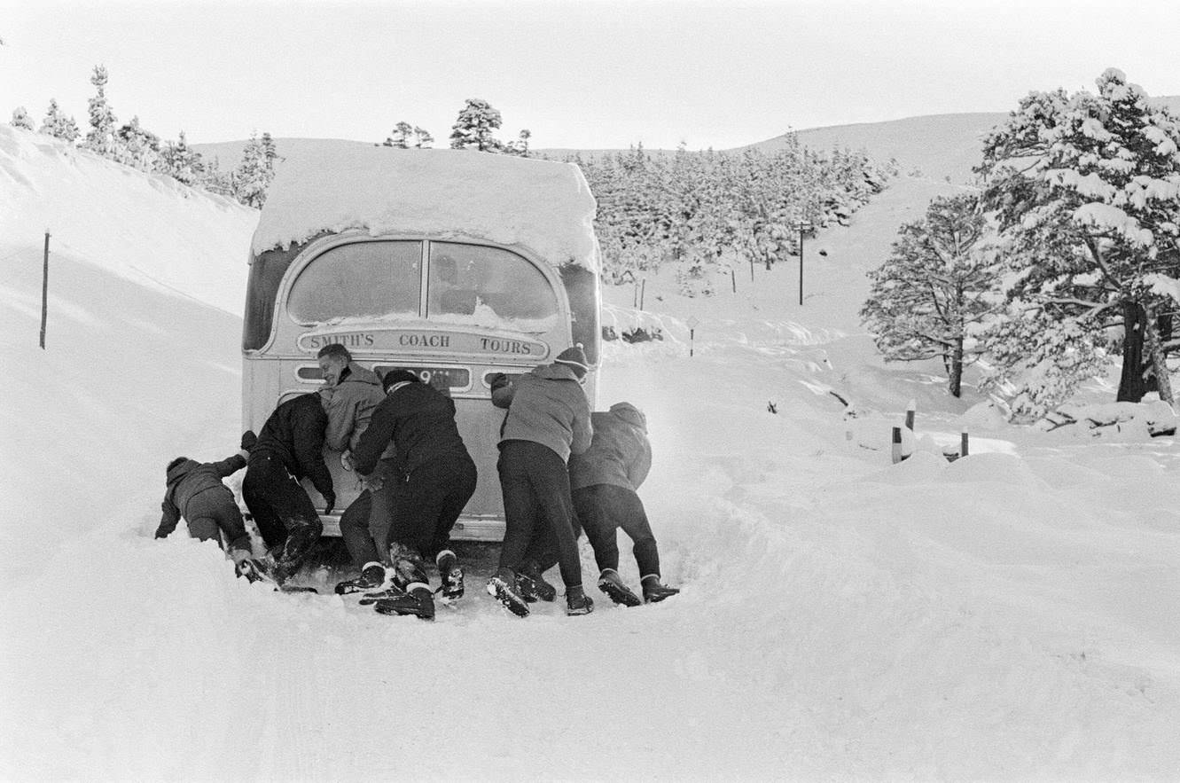 #71 Skiers in the Cairngorms, 1962