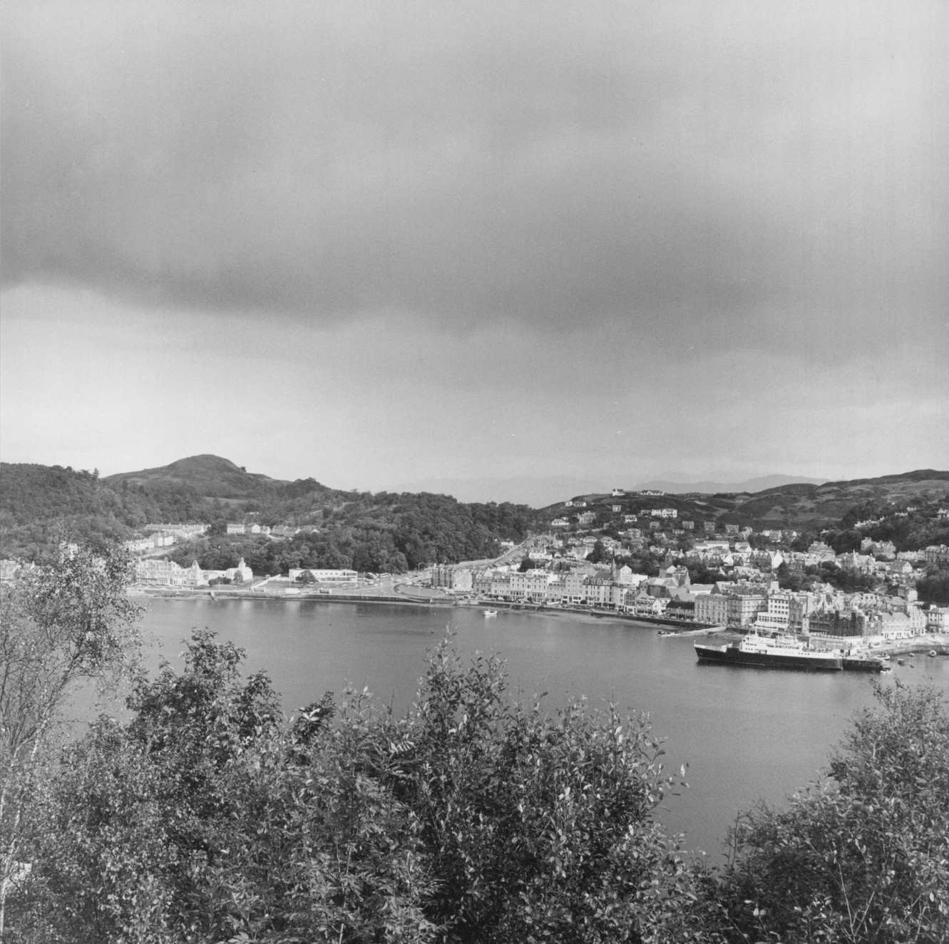 #95 General view of Oban from Pulpit Hill, Scotland, 1960.