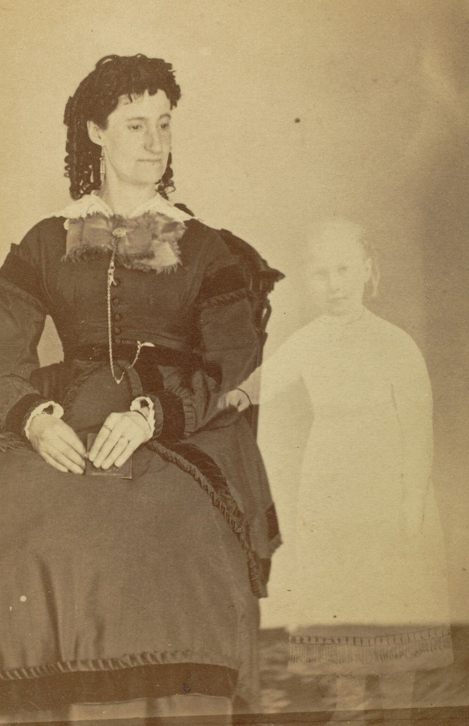 #6 Portrait of Mrs. Tinkham with the spirit of her child.