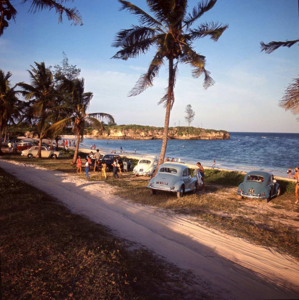 #6 Bathers on a Dar es Salaam beach, 1960