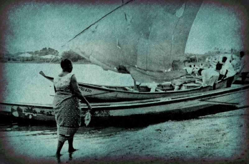 #7 A fishing beach in Musoma on the eastern shore of Lake Victoria in Tanzania, 1969