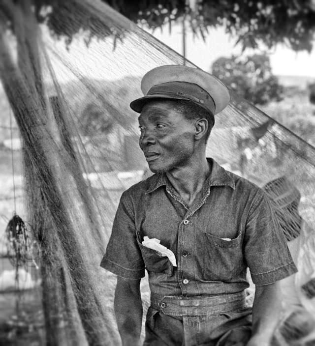 #62 Captain of the fishing boat at the Fisheries Station, Mwanza, Tanzania, 1969