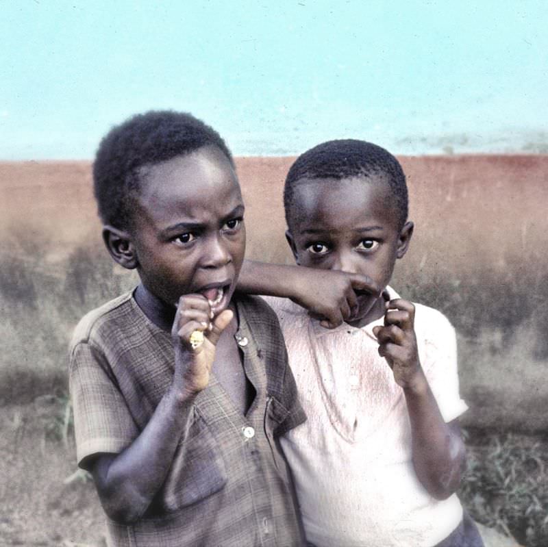 #78 Tanzanian boys, 1969