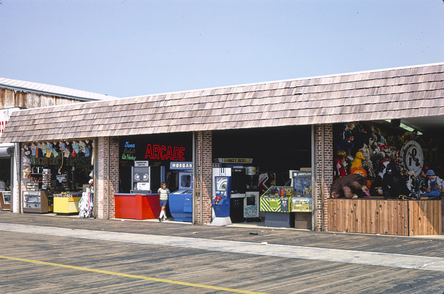#70 Boardwalk stores, Wildwood, New Jersey, 1978