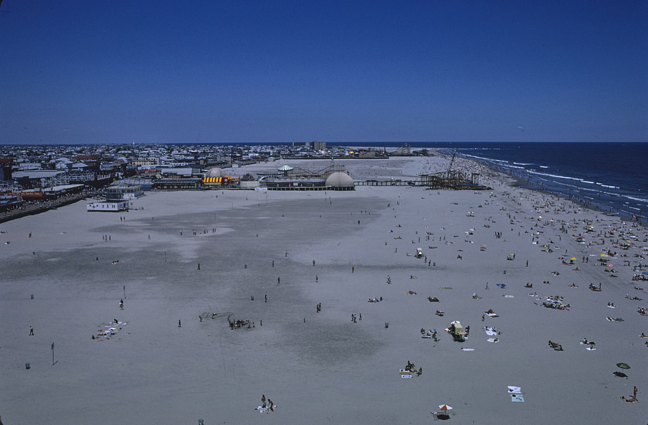 #134 Overall above to north, Wildwood, New Jersey, 1978
