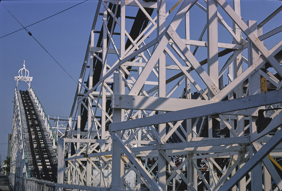 #137 Scream roller coaster, Wildwood, New Jersey, 1978