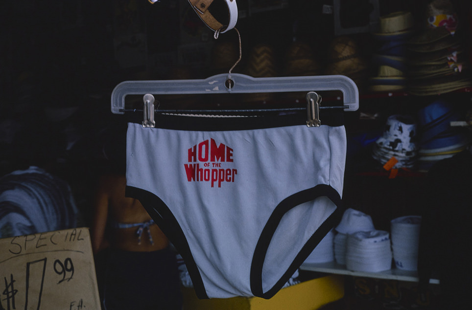 #81 Boardwalk store Whopper, Wildwood, New Jersey, 1978