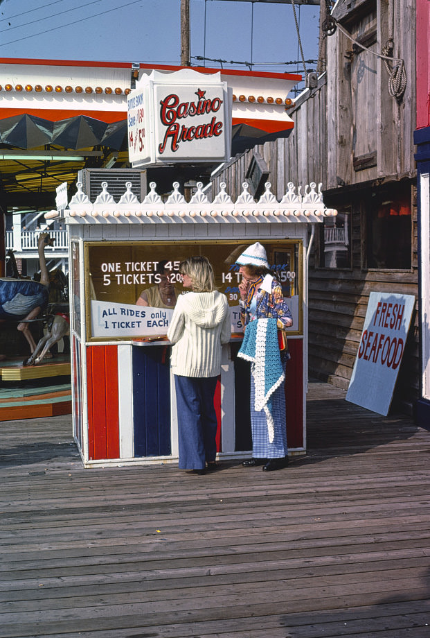 #147 Hunt’s Casino arcade, Wildwood, New Jersey, 1978