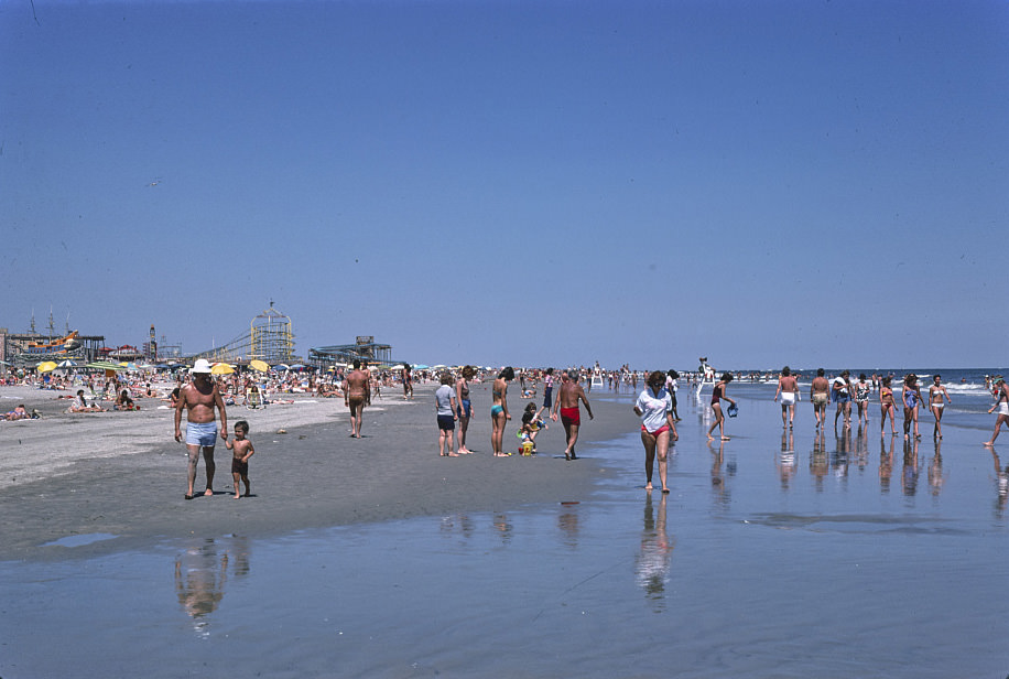 #22 Beach and pier, Wildwood, New Jersey, 1978