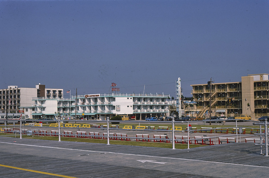 #30 Boardwalk motels, Wildwood, New Jersey, 1978