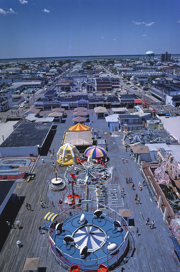 #41 Fun Pier and Cross Island above, Wildwood, New Jersey, 1978