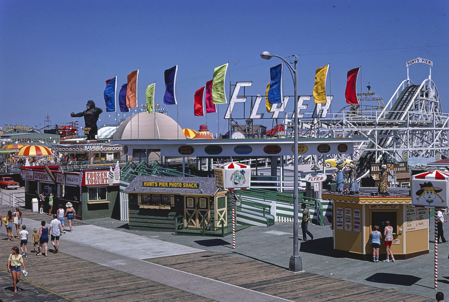 #106 Morey’s and Hunt’s Piers, Wildwood, New Jersey, 1978
