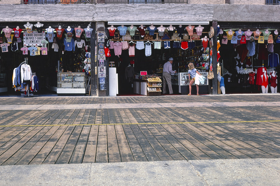 #118 Boardwalk store T-shirts, Wildwood, New Jersey, 1978