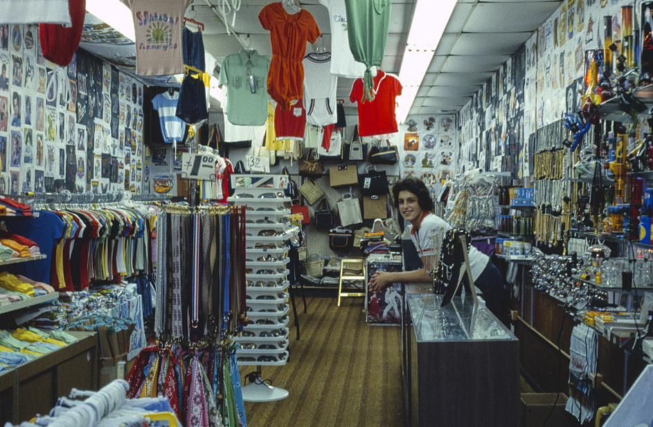 #47 Boardwalk store, Wildwood, New Jersey, 1978