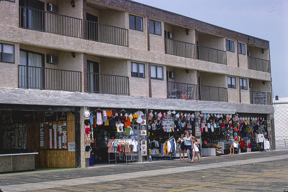 #58 Boardwalk store T-shirts, Wildwood, New Jersey, 1978