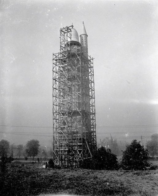 #181 Compton Hill Water Tower Construction, 1902