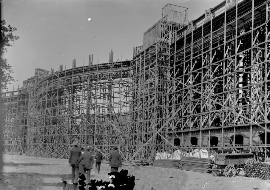 #190 Workers on a World’s Fair Construction Site, 1903