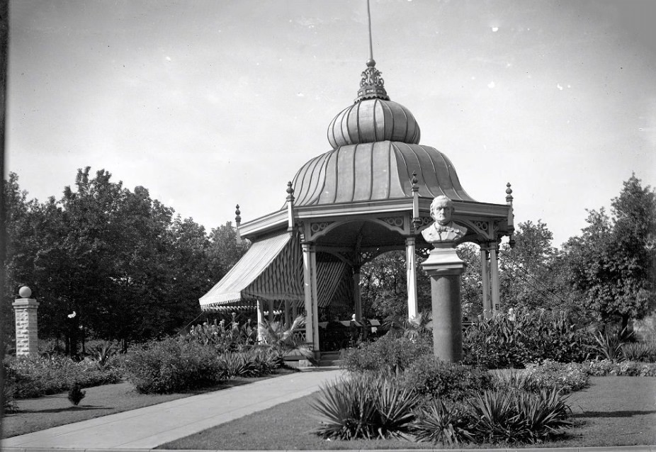 #215 The Bandstand in Tower Grove Park, 1908