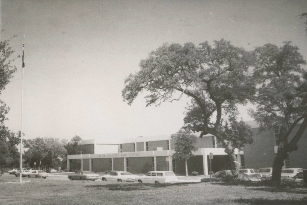 #28 David Crockett High School at 5601 Manchaca Road at the corner of Stassney Lane, 1970s
