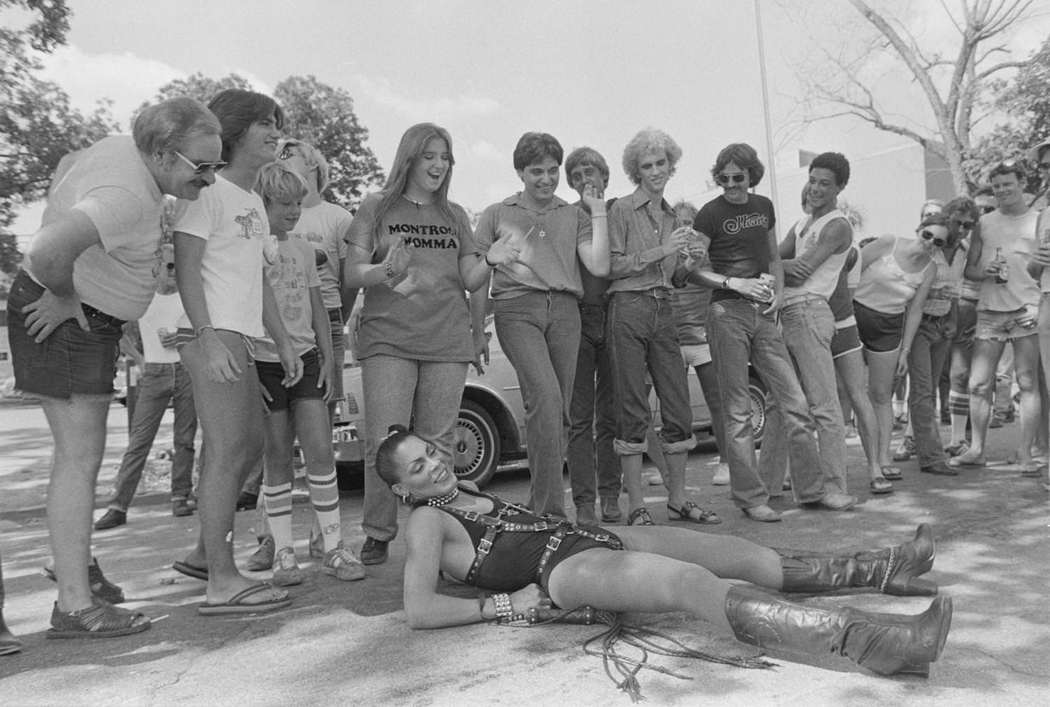 #69 Group of People at Houston Pride Event, 1979.