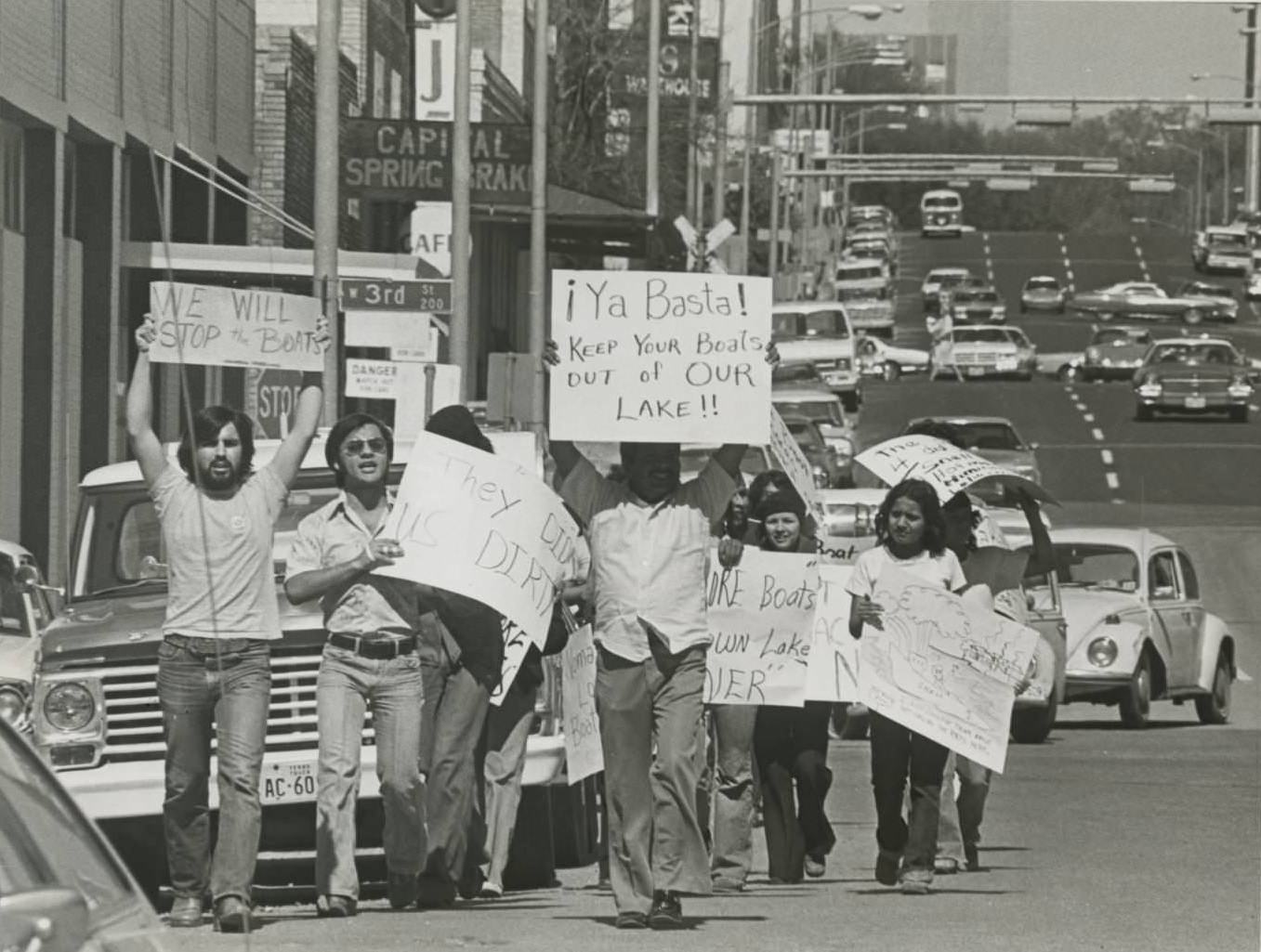 #56 Protesting Aqua Fest Boat Races, 1970