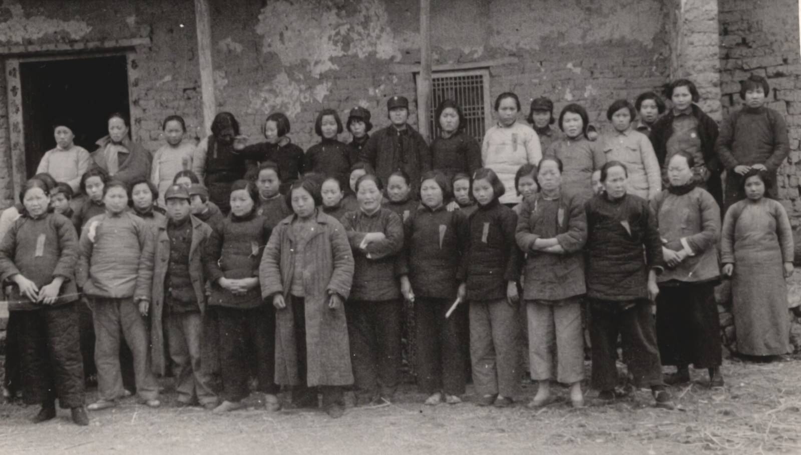 #101 Delegates of first Women’s National Salvation Association (11 districts represented) in the enemy rear in Central China. All are simple village woman who have learned to speak and think independently since the war began.