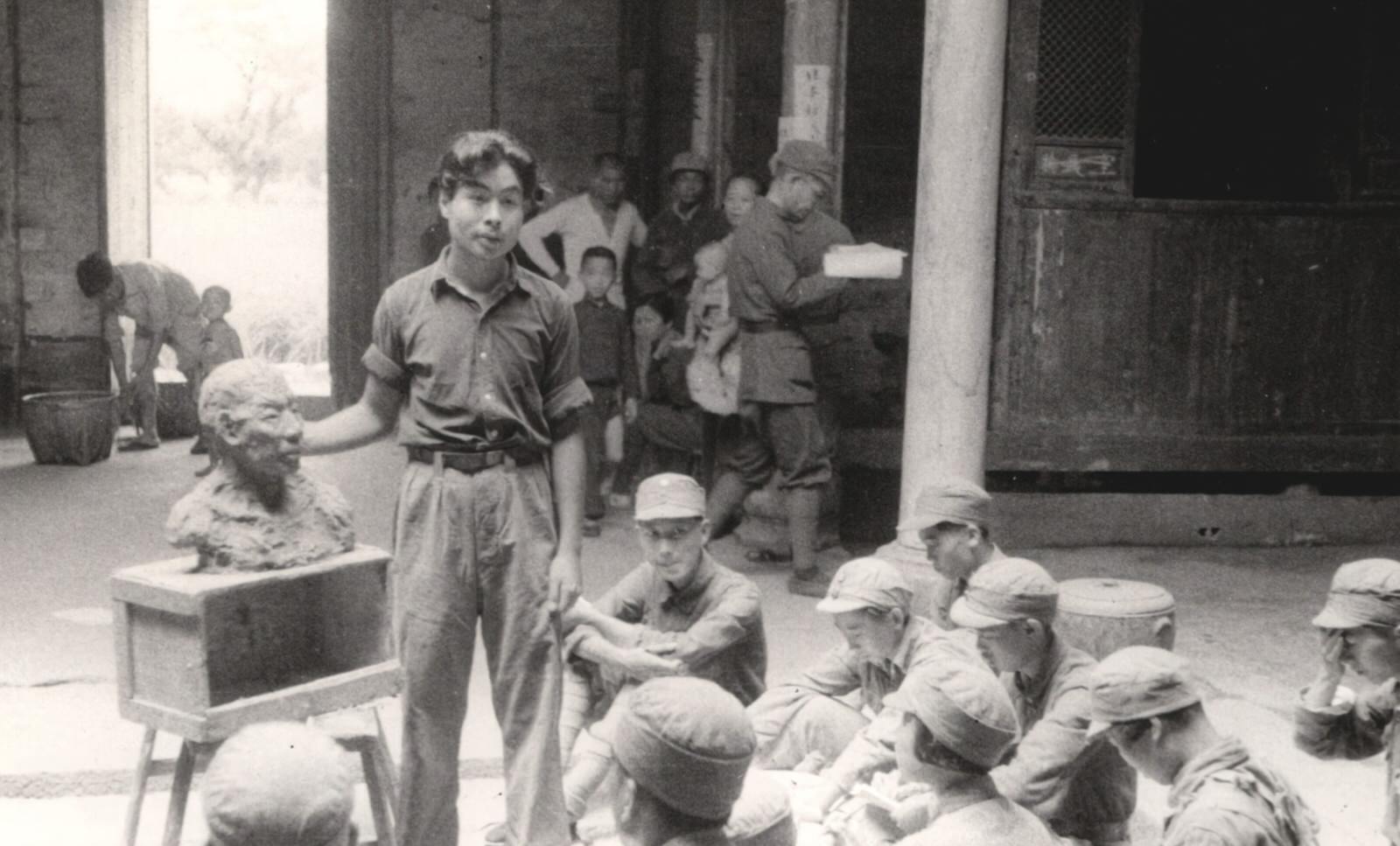 #119 The election of officials of the lien pao, second high organ after the village and town, followed conference of town and village delegates to discuss problems before voting by secret ballot.