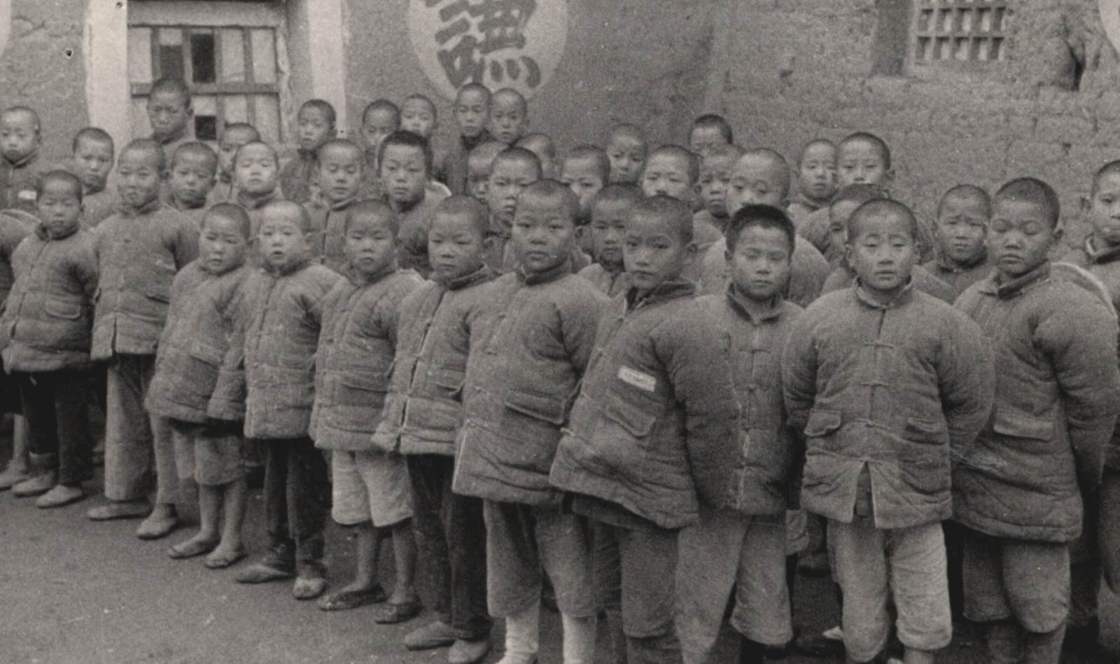 #138 Under-nourished war-orphans in the Government orphanage at Kioshan (Qiaoshan) Honan (He’nan) Province. 1937-1940
