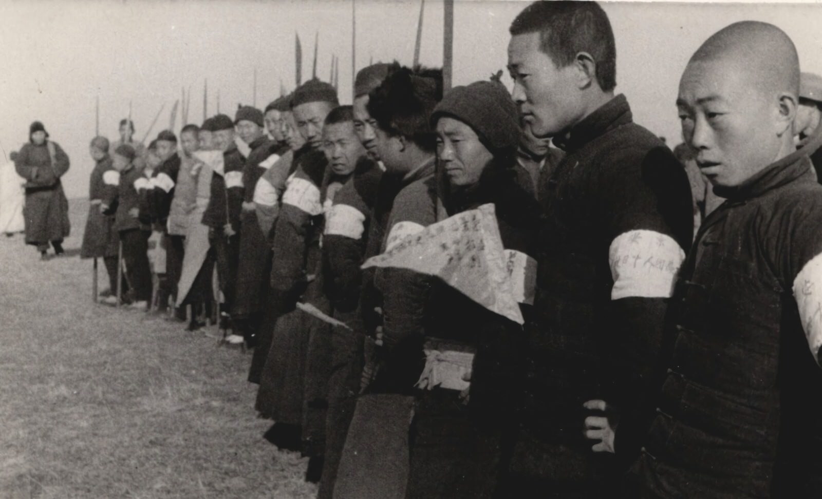 #145 Men of the Anti-Japanese “Ten Man Group” in the enemy rear north of Hankow (Hankou). 1937-1940