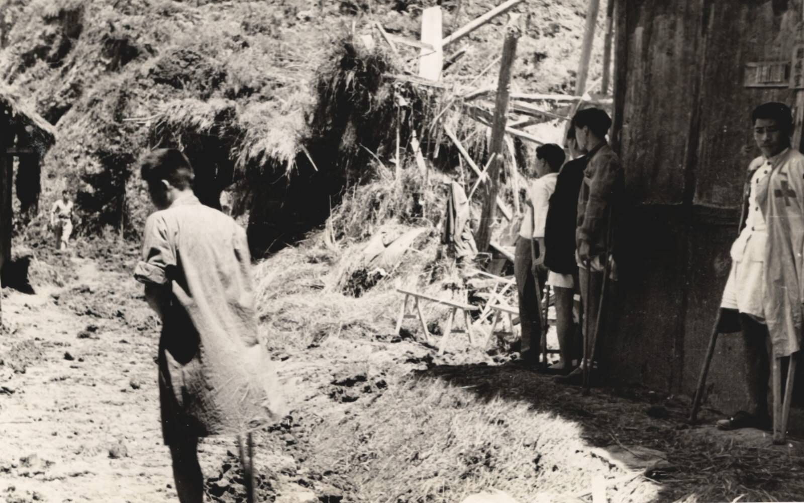 #17 The Japanese planes left the Red Cross Training Hospital in this condition. 1937-1940