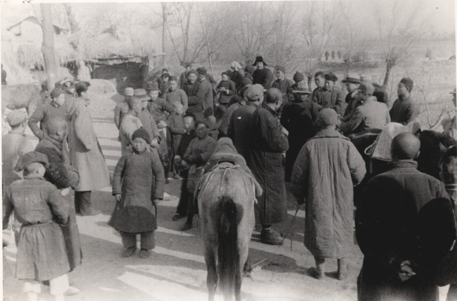 #21 We often halted before villages to talk to the people. 1937-1940