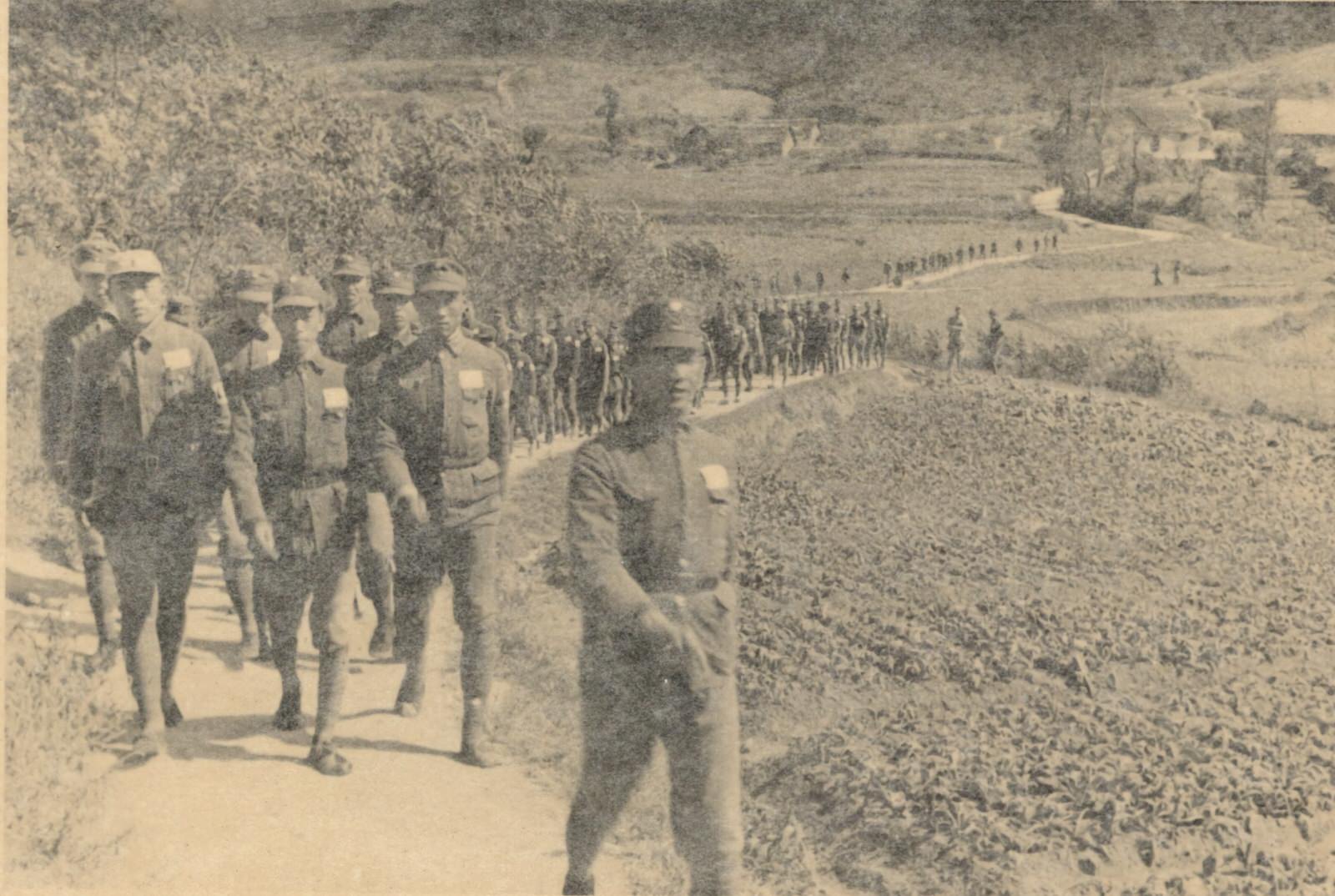 #40 Men under training as administrators of Anhwei (Anhui) Province, in the Administrative Training School – Lihwang (Lihuang), Anhwei. 1937-1940