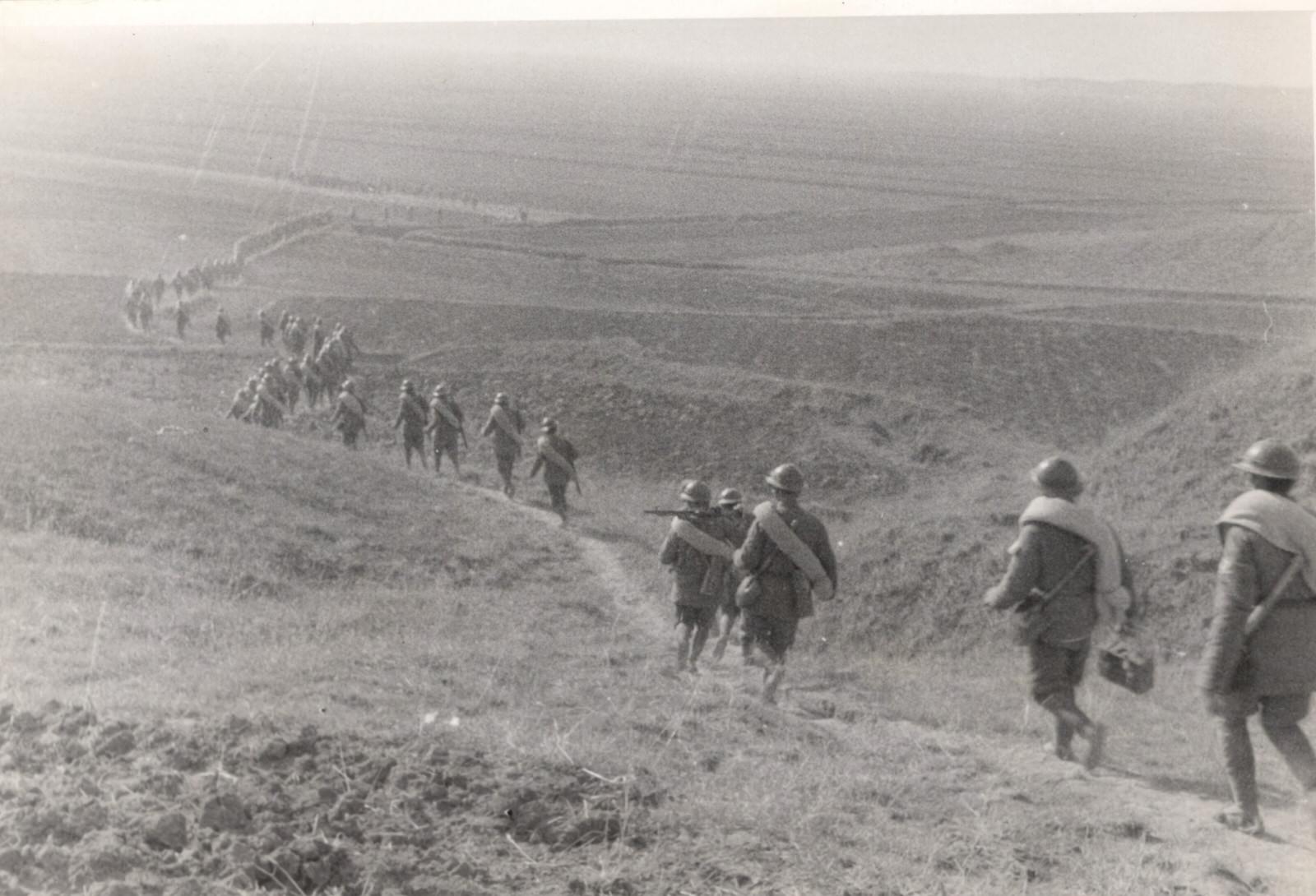 #85 Soldiers of the 173rd Division drawn up for the high military Inspectors from the Central Military Counci, 1939